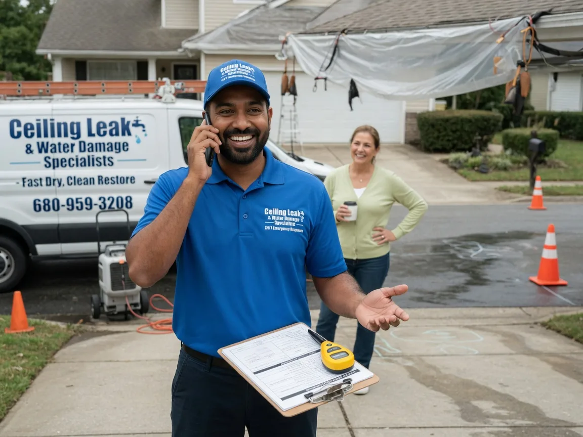 Ceiling Leak Cleanup Lawrence Township, NJ FAQs
